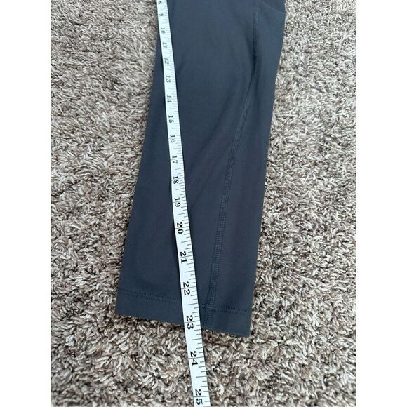 Girlfriend Collective Compressive High-Rise Cropped Leggings Tights Smoke Gray S - Picture 7 of 9